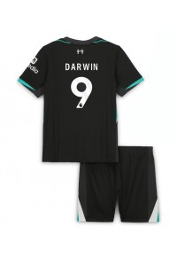 Liverpool Darwin Nunez #9 Babytruitje Uit tenue Kind 2024-25 Korte Mouw (+ Korte broeken)